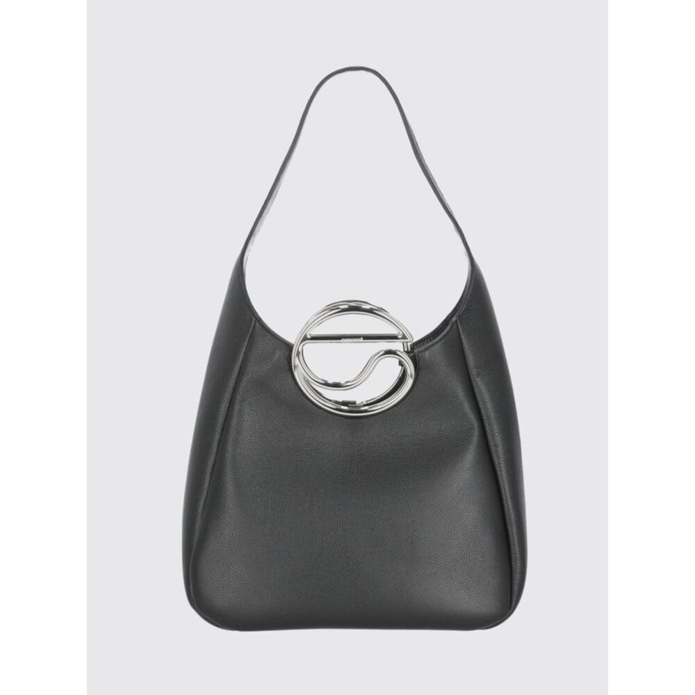 Coperni Women Coperni Calf Leather Hobo Bag With Rigid Metal Handle